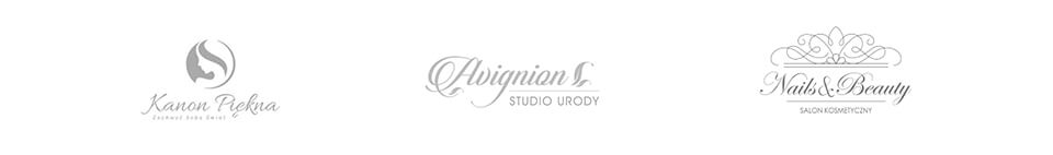 przykłady logo, w których użyto font pisanki