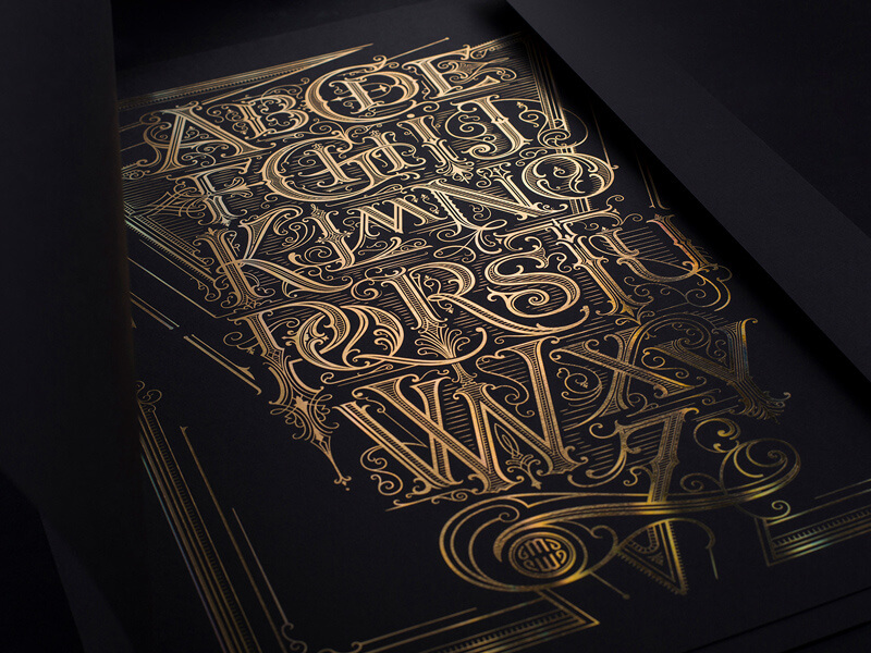 trendy w grafice 2024, gold