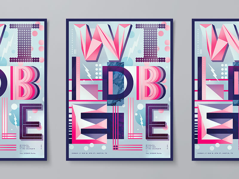 trendy w grafice 2024, typography
