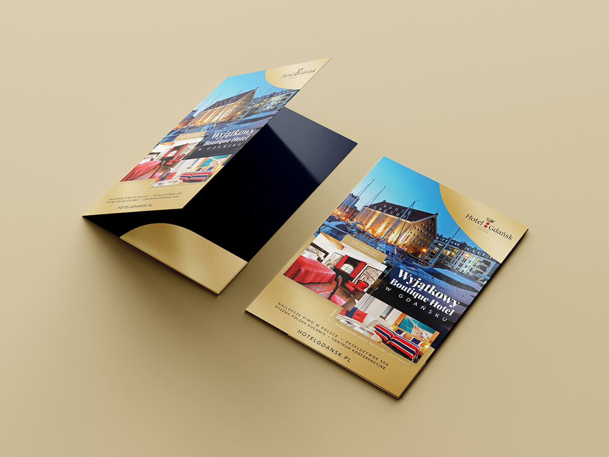 Free_Presentation_Mockup_3 Hotel Gdańsk teczka reklamowa projekt po