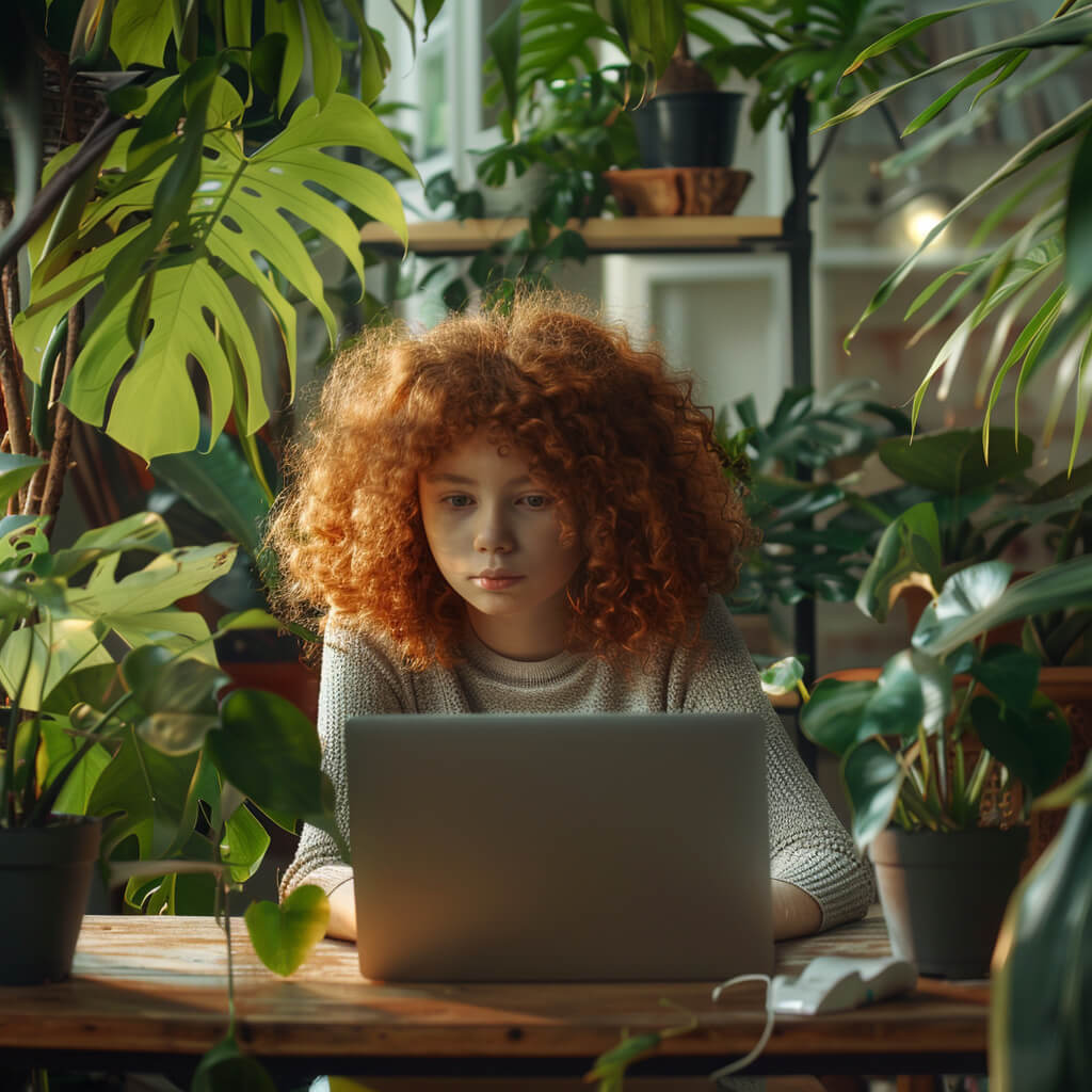 strona www blog dziewczyna strona www blog młoda dziewczyna pisze na laptopie