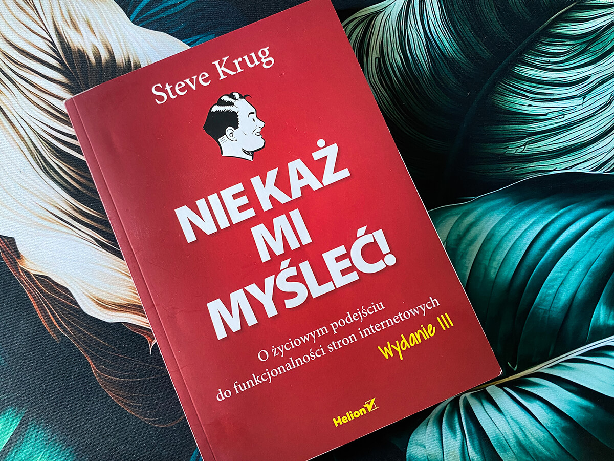 książka Nie każ mi myśleć