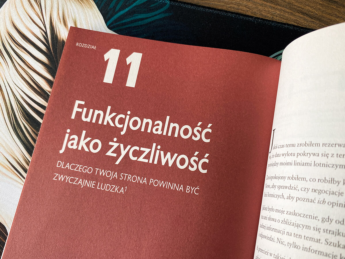 książka Nie każ mi myśleć - rozdział Funkcjonalność jako życzliwość