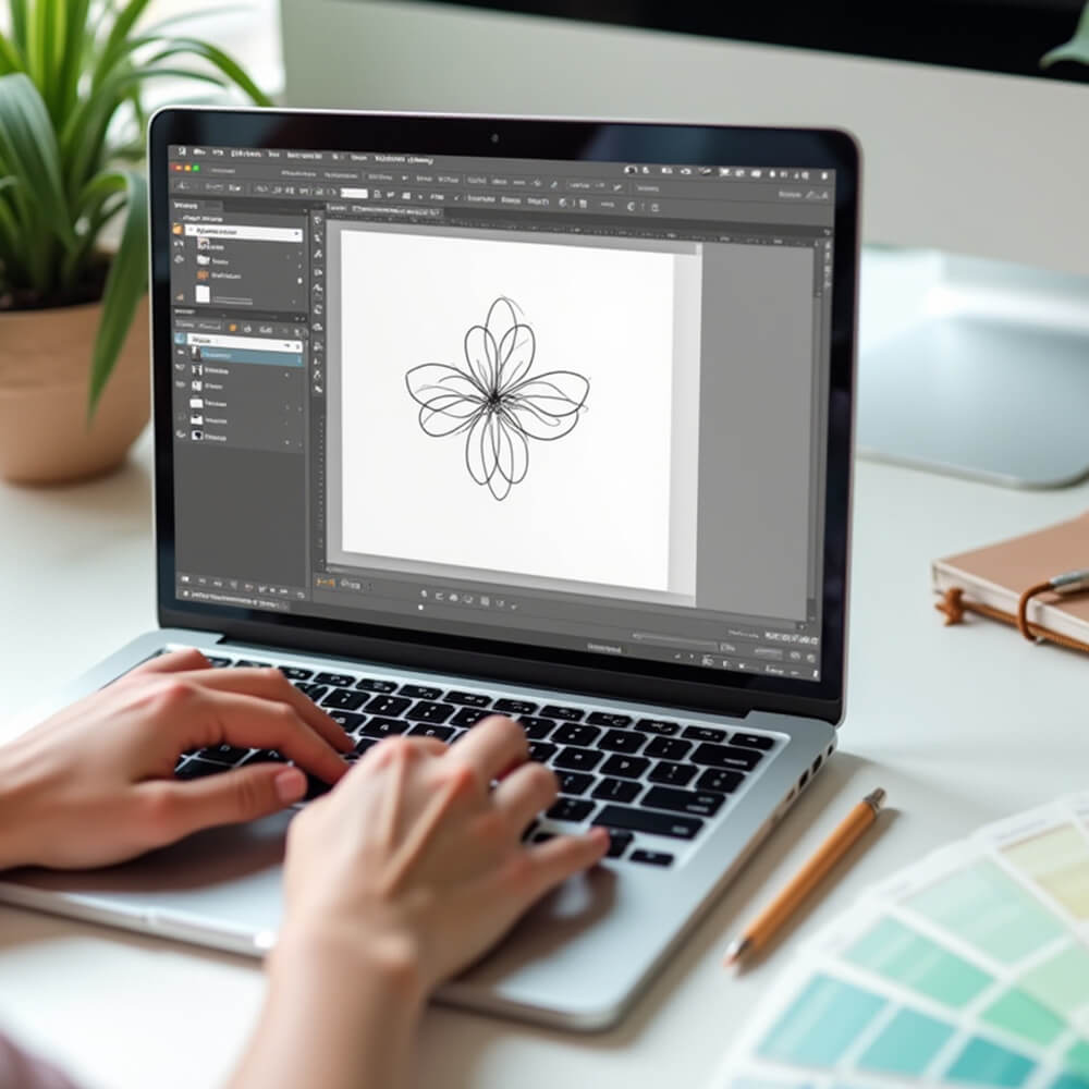 co to jest grafika wektorowa v3 grafika wektorowa na ekranie laptopa