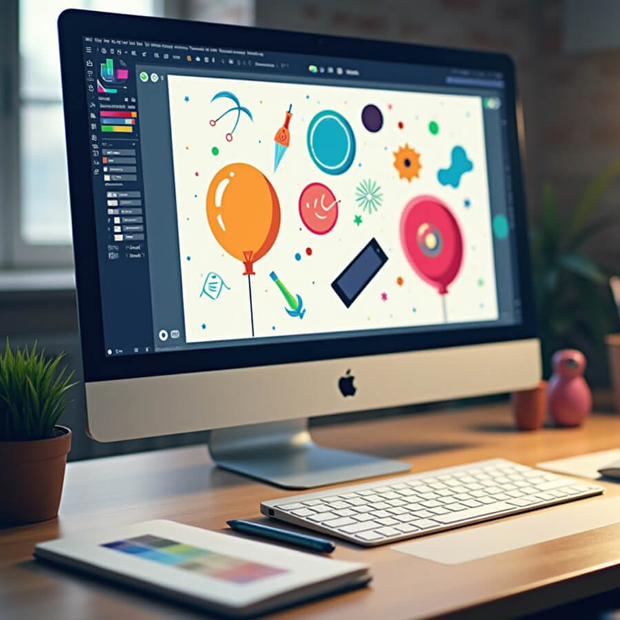 co to jest grafika wektorowa glowne grafika wektorowa na monitorze komputera