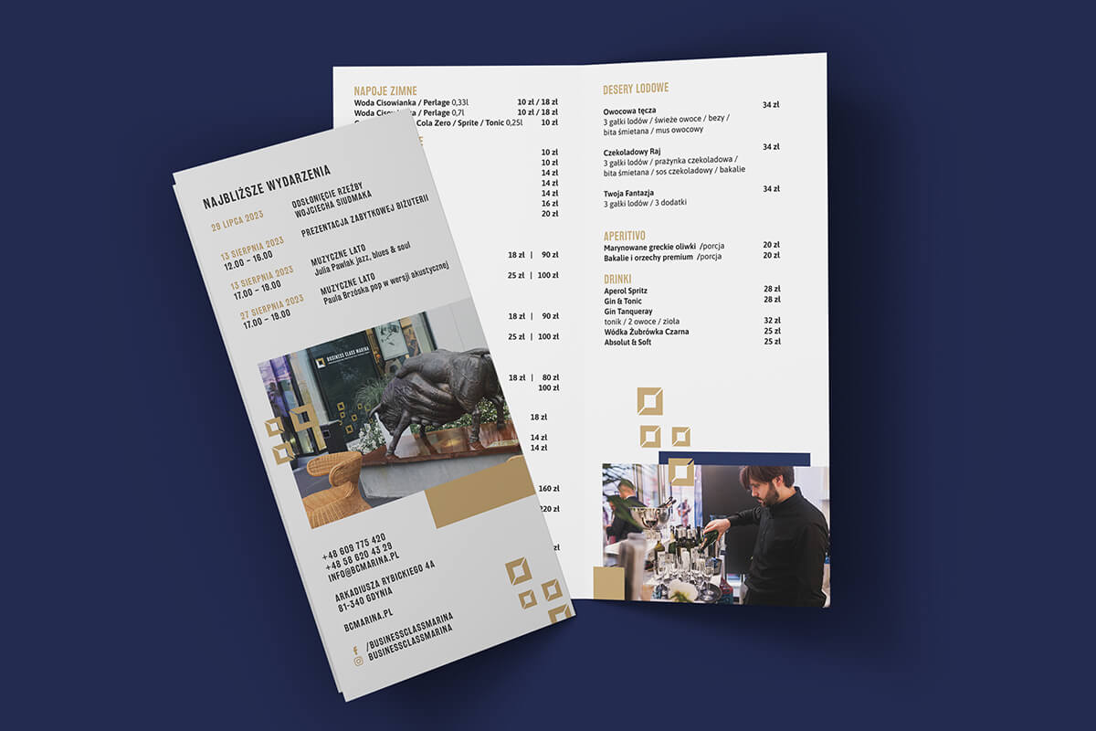 Hotel Gdańsk teczka reklamowa projekt po