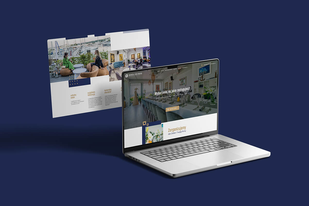 portfolio Hotel Gdańsk mockup strony internetowej na telefonie